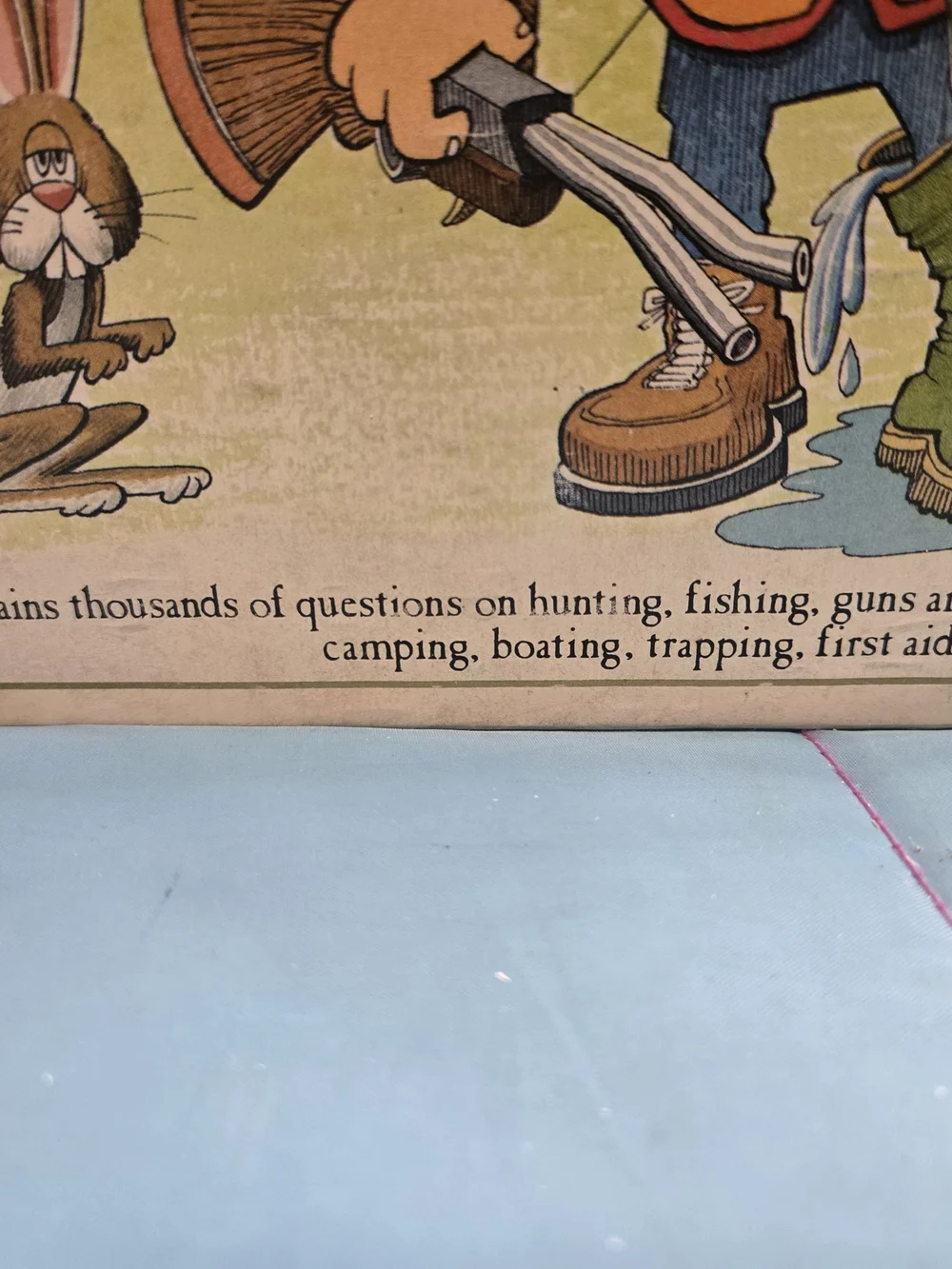 VTG Hunting and Fishing Trivia Made In USA 1985 Mountainman Enterprises